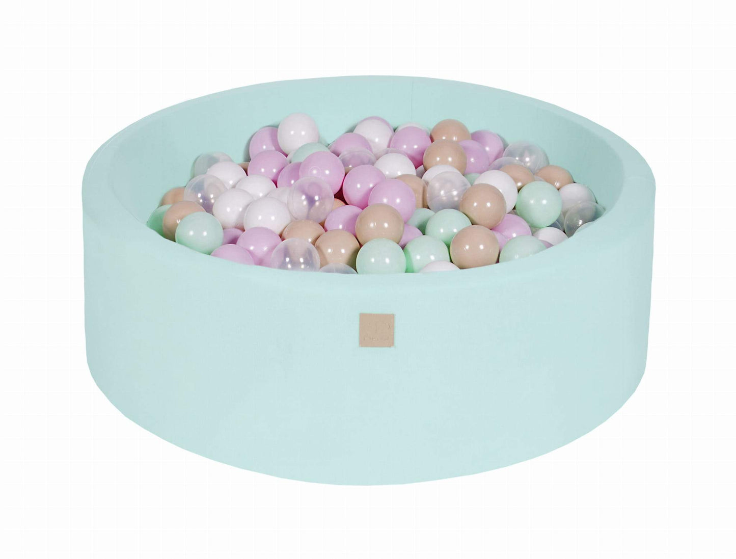 Ballenbak Mint groene met 250 ballen - Cupcake set 90x30