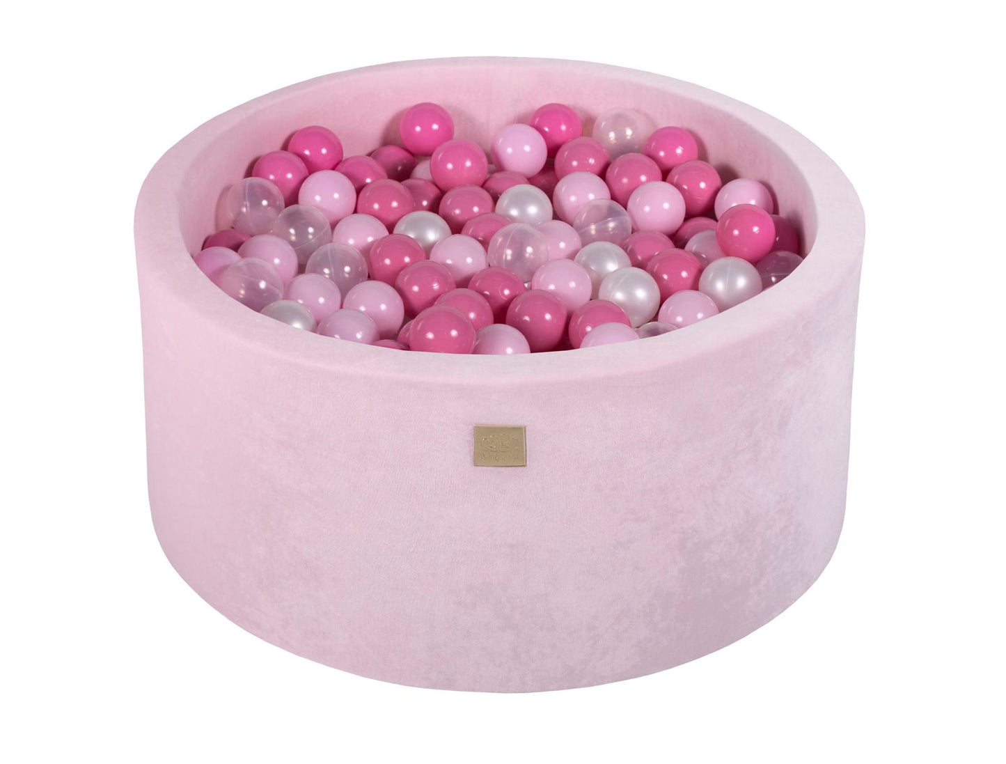 Velvet Ballenbak met 300 ballen 90x40 - Pastel Roze