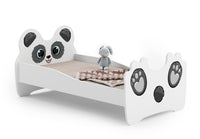 Kinderbed Panda 140x70/80 met een lade, matras en frame inbegrepen