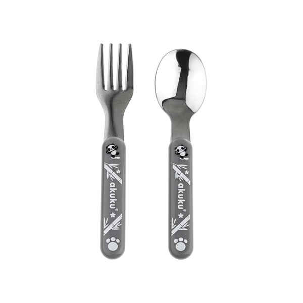 RVS Lepel en Vork - Perfect voor Zelfstandig Leren Eten