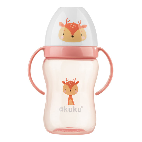 Lekvrije Beker met Siliconen Tuit - 240 ml / Hert