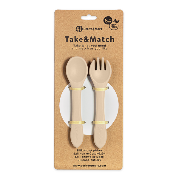 Siliconen bestek TAKE&MATCH 6m+