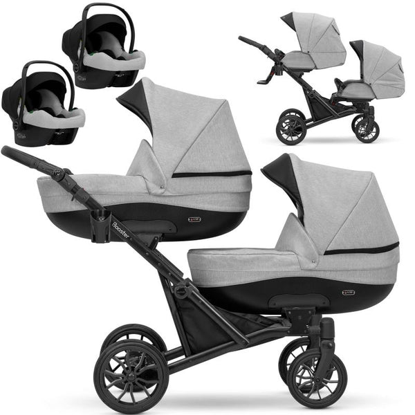 Tweeling kinderwagen Booster – Veilig, Comfortabel en Stijlvol